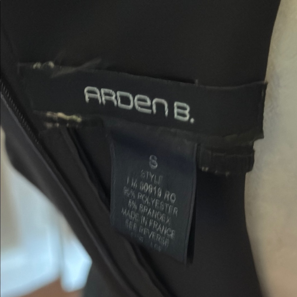Arden B Women’s Little Black Dress Sleeveless Fitted Dress size Small - Picture 6 of 13